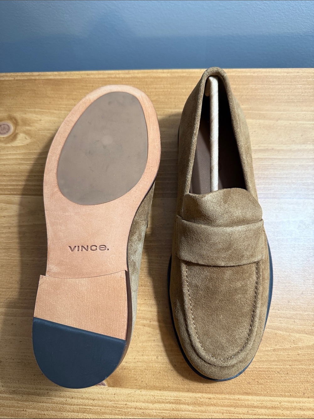Vince Monticello Birchwood Suede Loafers